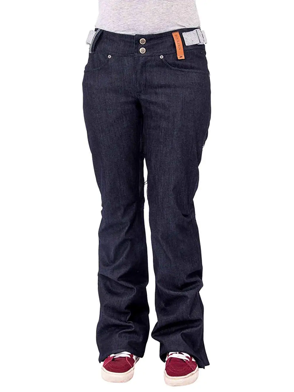 Joe Wenko Women Denim Stylish Trousers Pants Hole Jean Overalls