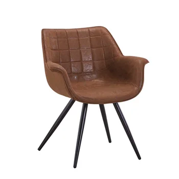 2018 Restaurant Home Furniture Luxury Low Back Leather Leisure Tub 2018 Restaurant Home Furniture Luxury Low Back Leather Leisure Tub Dining Chair With Metal Legs