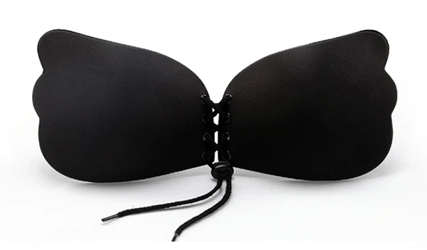 Sexy Deep V-shaped Gel Invisible Backless Bra Self Adhesive Strapless Bandage Silicone Breast Lift Push Up fly wing Bras