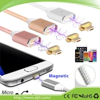 Strong Braided Micro USB Charging Cable Magnetic Charger for Android