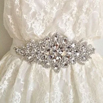 Wedding Dress Accessories Bridal Supplier Crystal Appliques Hot Fix
