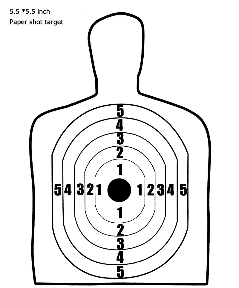 25 Yard Police Pistol Silhouette Great Value Targets Paper Shooting Target Police Silhouette Indoor And Outdoor Target Official Nra B 29 Shooting Targets Airsoft Sports Fitness Mahavirplastics Com