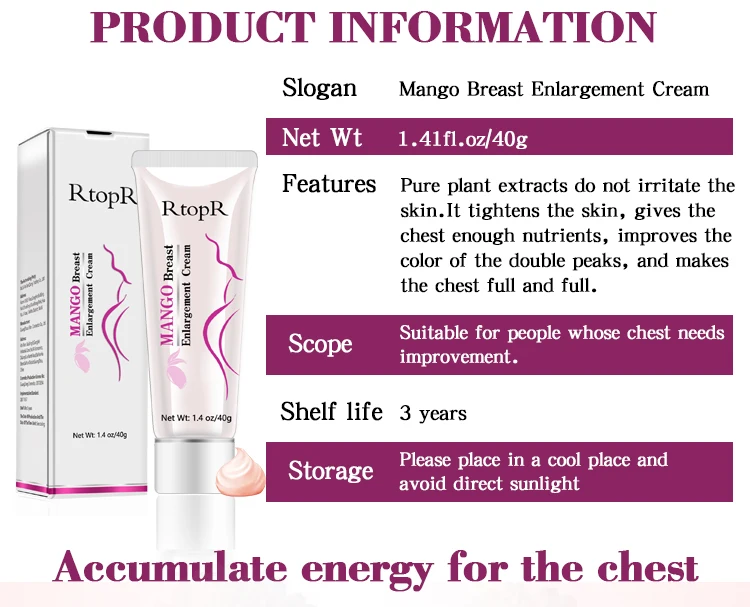 Mango Breast Enlargement Cream For Women Full Elasticity Chest Care