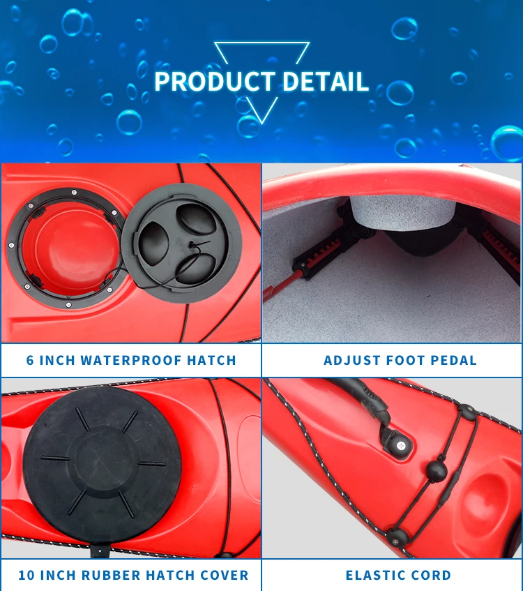 Tandem Triple Foam Layer Sit In Sea Kayak With Rubber Hatch Cover Buy