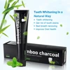 Private Label Organic Activated Charcoal Black Teeth Whitening Toothpaste