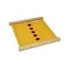 High quality montessori materials wooden dressing frame autism toys