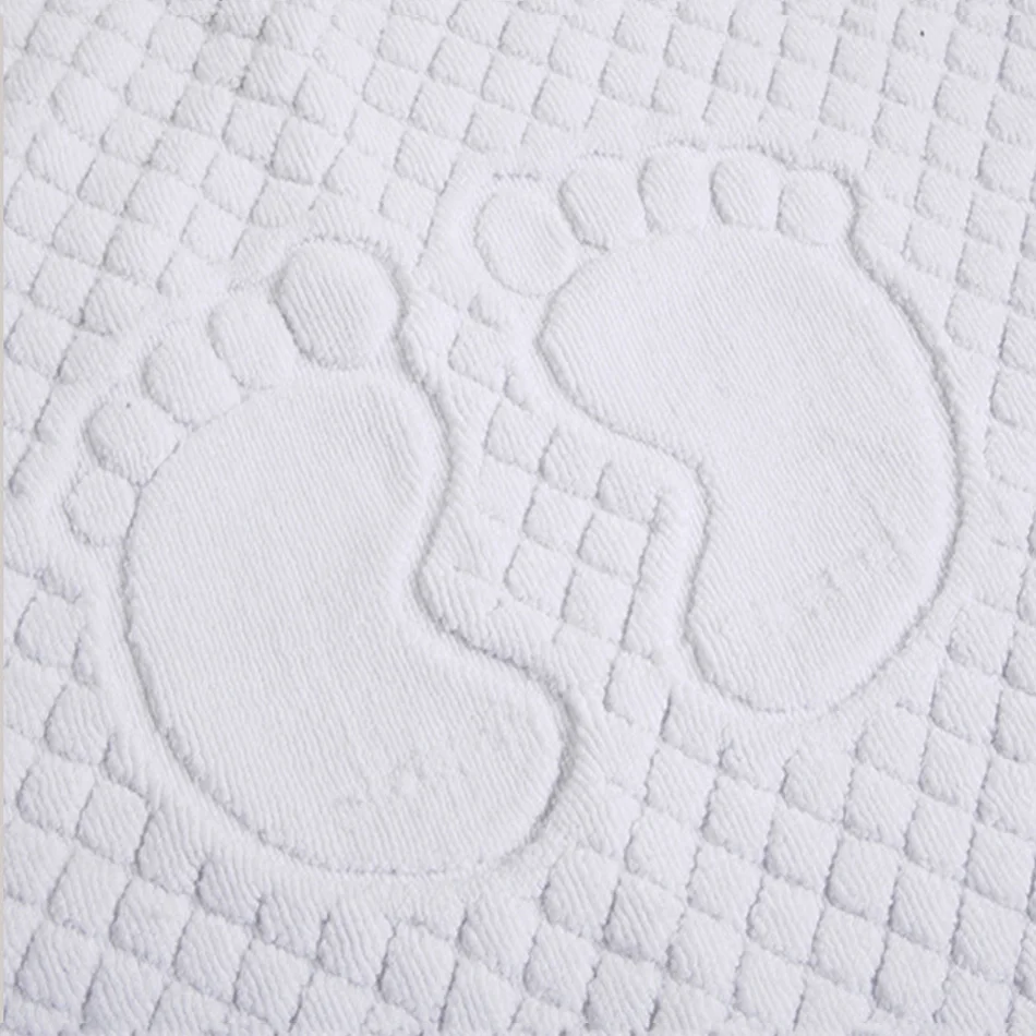 High Quality Hotel Bath Floor Towel Jacquard Foot Towel 100 Cotton