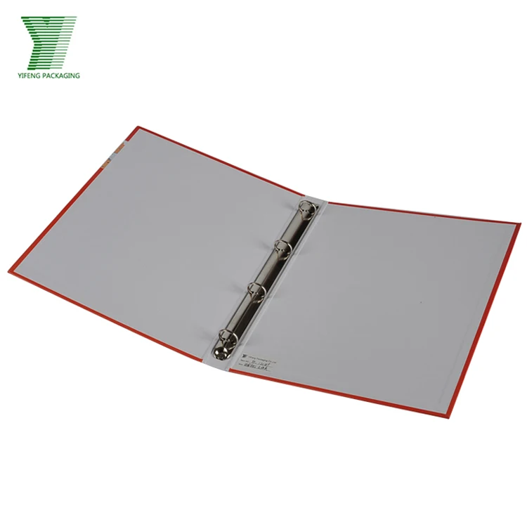 Custom A4 A5 Cardboard Planner Binder A5 Menu Mini Leather 3 Ring