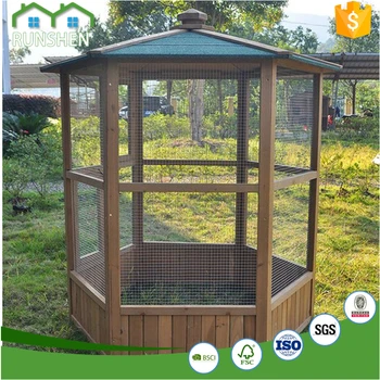 X Large Outdoor Bird Cages Macaw Cage Wooden Bird Aviaries 