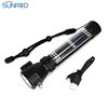 Multifunctional Solar Waterproof Rechargeable Led Flashlight with Safety Hammer Power Bank Function and Tail Compass