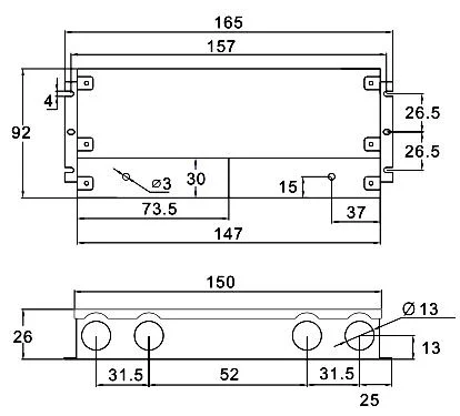 100-305vac class 2 isolation transformer 12v 30w