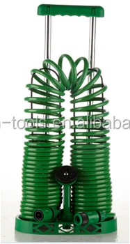 With Stand Storage Coiled Garden Hose Coil Holder Buy Coiled
