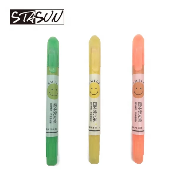 Stasun Multicolor Wax Crayon Dry Solid Gel Highlighter Pen Buy Gel