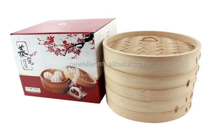 Round bamboo steamer for fashionable lifestyle With high quality