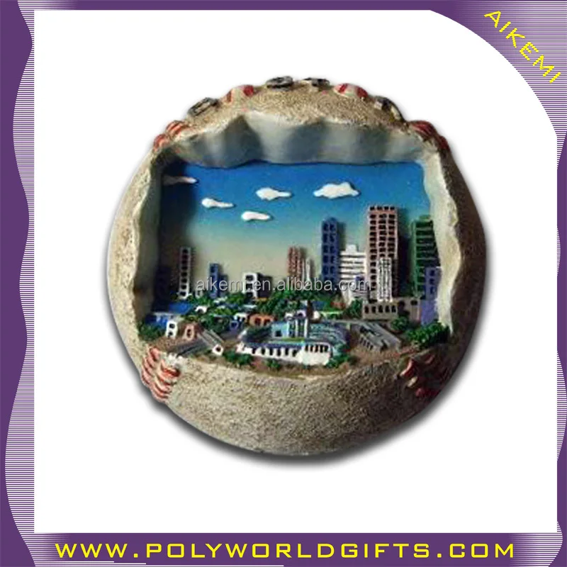Polyresin/polystone/resin City Name Fridge Souvenir