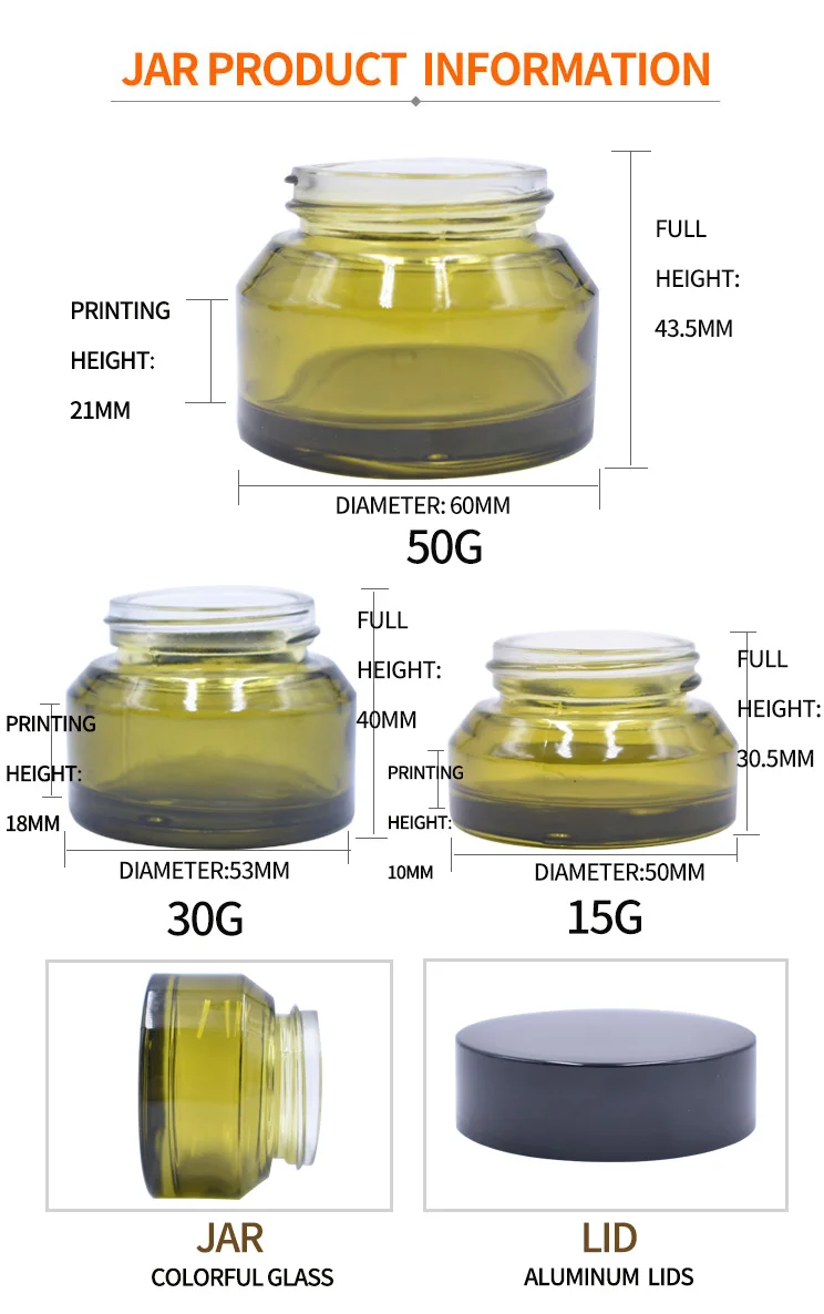 Travel Size Cosmetic Package Clear Frosted Green Bottle Packaging Serum