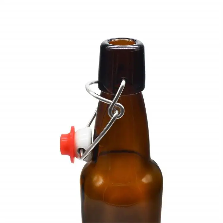 Download 330ml Amber Glass Beer Bottles For Home Brewing With Flip ... Yellowimages Mockups