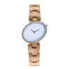 2018 OEM ODM simple custom logo japan movement quartz Egg Wrist Wood Watch from manufacturer directly