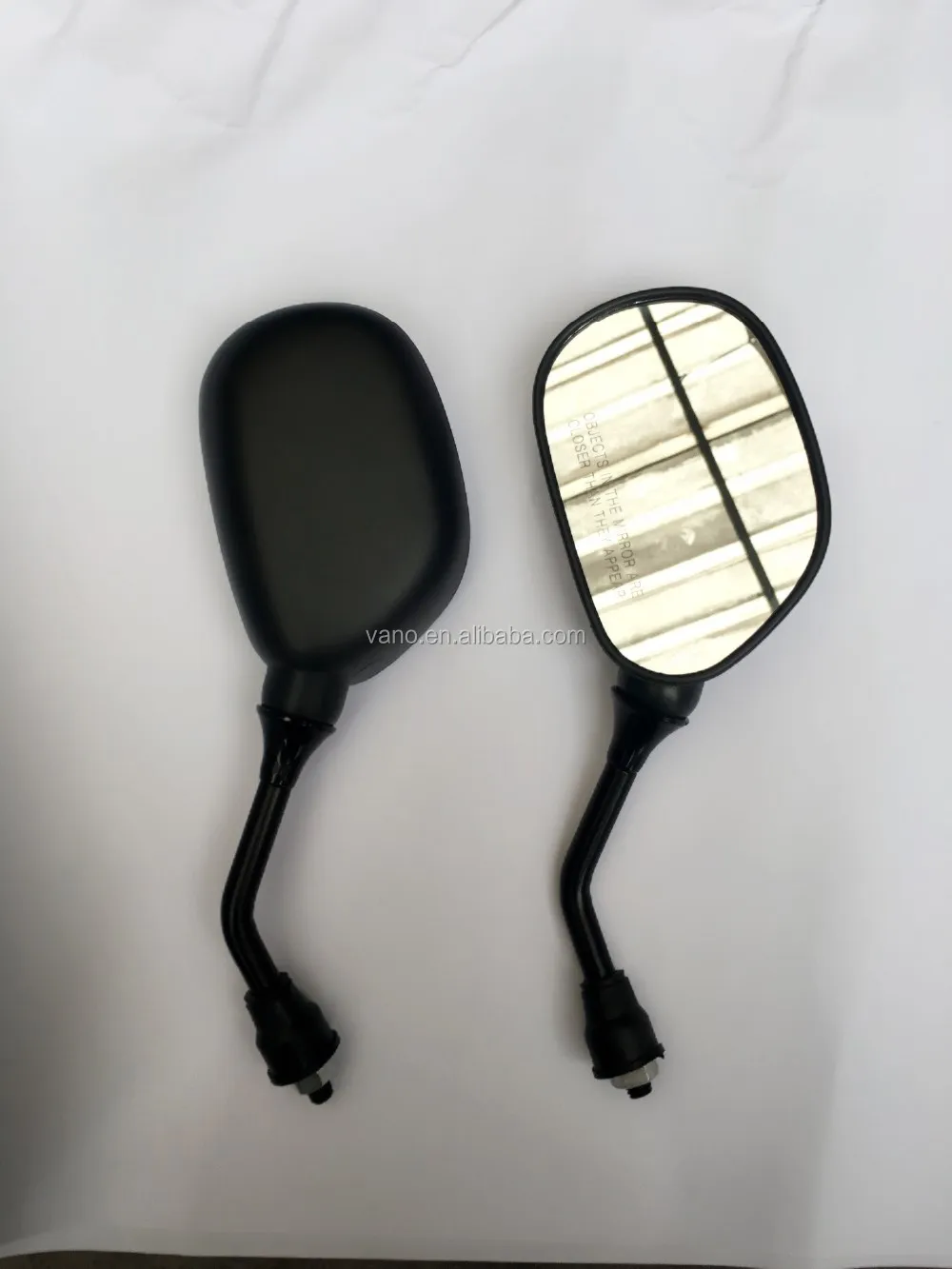 8mm blue ABS motorcycle side rear view mirrors