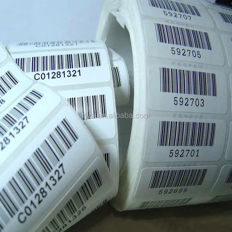 Intelliscanner Asset Tag Pre Printed Sku Barcode Label Sticker - Buy Barcode Label Sticker,Asset Tag,Asset Tag Label Product on Alibaba.com