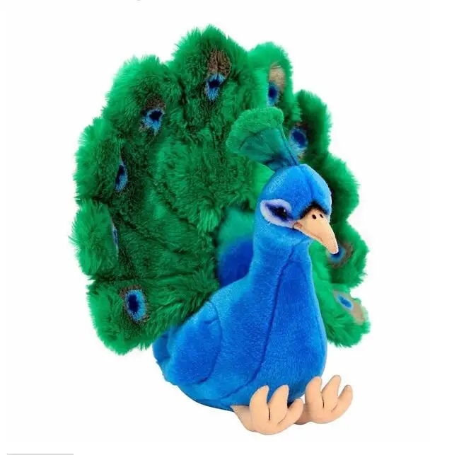 giant stuffed peacock