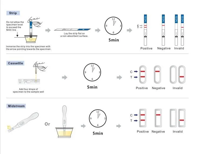Hcg Urine Pregnancy Test Kit - Buy Pregnancy Test Kit,Pregnancy Test ...