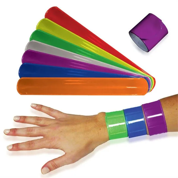 Promotional T Custom Slap Braceletreflective Slap Bandpvc Slap