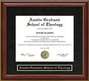 University of San Francisco Diploma Frame Lithograph USF Degree Certificate Framing Graduation Gift Graduate Black Matted Frames 