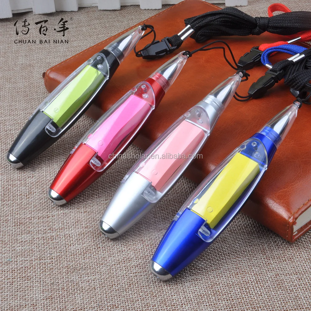 Hot Sales Promotional Memo Pad Sticky Note Led Light Pen Buy Led