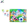 children play nice shape paper game puzzle