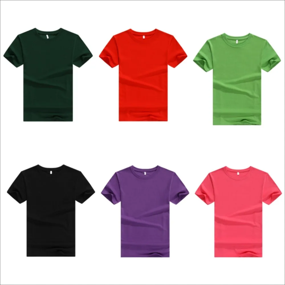 $1 White Colorful 100 Cotton Plain T Shirt Stock - Buy 100 Cotton Plain ...