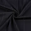 2019 more cheaper concise style Esse 260gsm 150cm 95% polyester 5% spandex black classics knitted rib fabric for lady sweater