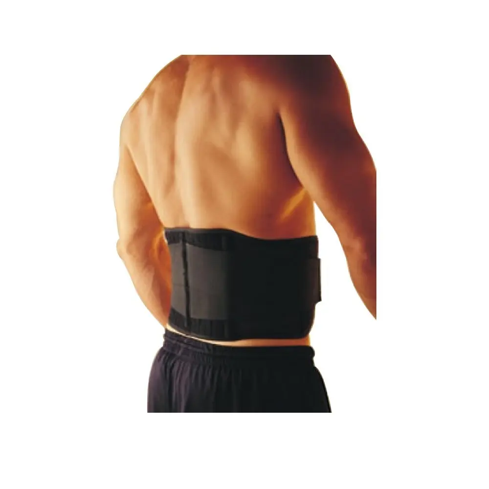 HealthAndYoga(TM) Magnetic Lumbar Support Back Belt | 4-way power of Magnets, Neoprene Back Warmth, Double Pull Mechanism and Rib Support | Attractive, Non-bulky (L: 80-100cm (32"-39"))