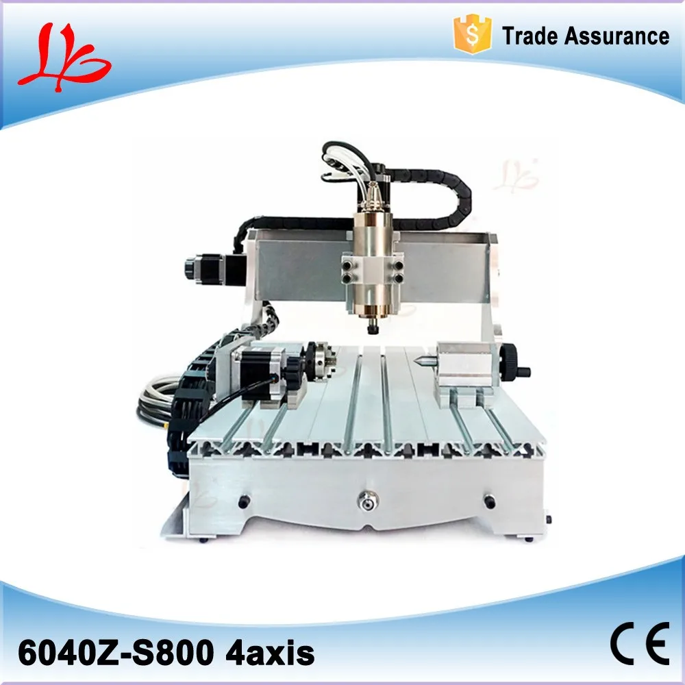 Mini Cnc Milling Machining 6040z-s800 4 Axis Cnc Router Engraver