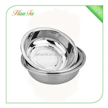 28cm Wholesale 201 High Quality & Durable Stainless Steel Serving Bowl, Dog Bowl, Soup Bowl