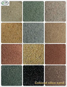 Colored Silica Sand For Effect Textured Wall Paint Outdoor Wall