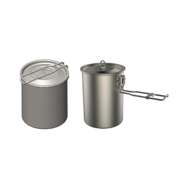 Ultralight single-walled titanium cup titanium pot for outdoor travelling camping hiking TJ73S003 TJ73S006