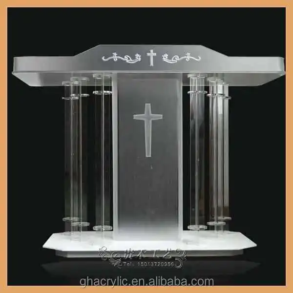 Pulpito Para Iglesia Guiheyun Claro Púlpito Iglesia Acrílico Con