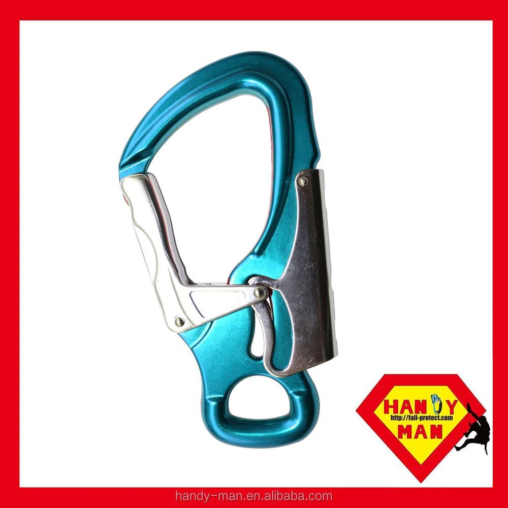 A723 25kn Large Aluminum Locking Keylock Double Action Carabiner Buy