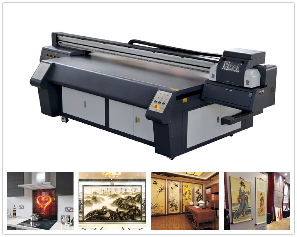 Ntek Digital 3d Glass Printing Machine Uv Flatbed Printer With Dx5/dx7 ...