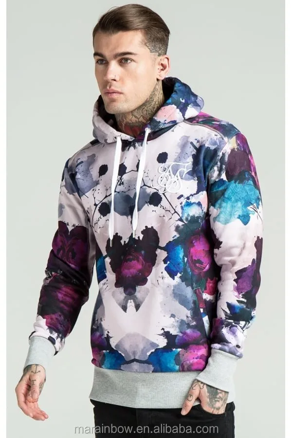 floral print hoodie