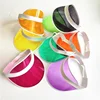 UV Protection Air Top Plastic PVC Sun Visor Hat Beach Riding Sun Hats Anti ultraviolet UPF 50+ Summer Hat