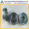 carbon steel Cold-rolled plate zinc-plating T / G series roller bearings inner hexagon conveyor skate wheels