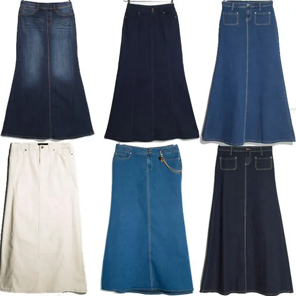 long jean skirts for sale