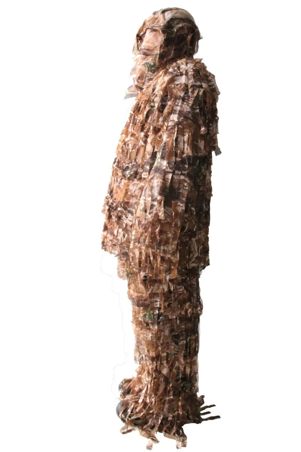 Combinaison De Chasse Ghillie Camouflage 3D - Herbe Flétrie - Taille Adulte Unisexe