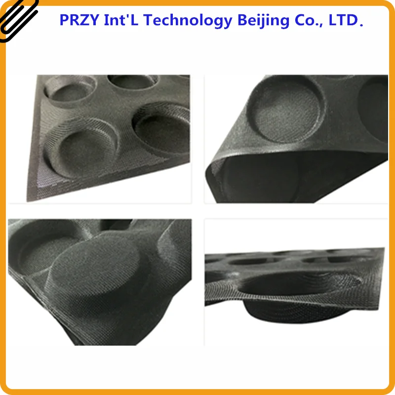 American Style 400*60mm Silicone Baking Pan Bread Mold Burger Bun Silicone Bakeware Cake Pan