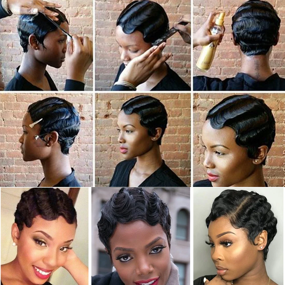 Dream.Ice's Wholesale price short bob lace front virgin jerry curl wig 