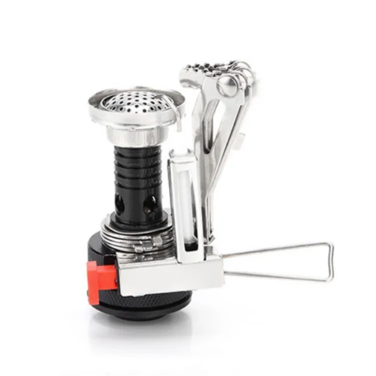 Ultralight Outdoor Mini Gas Stove Windproof Folded Stoves For Camping