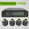 Sleeping mode available 4 wireless sensors & displayer tire pressure monitoring system car alarm code reader