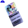 OEM ODM Manufacturer silver Scratch off label hologram self adhesive stickers with qr code,scratch sticker